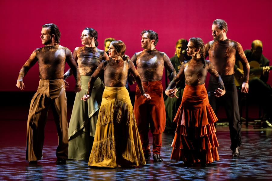 Members of Flamenco Vivo Carlota Santana on stage